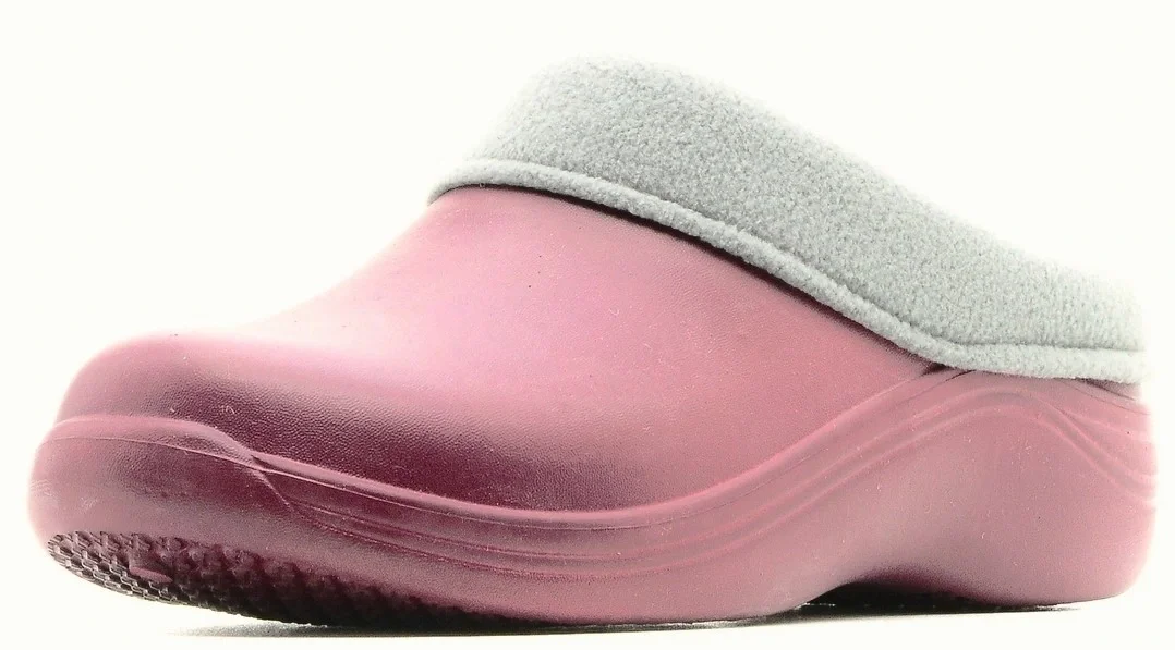 Сабо ЭВА 210УФ (SPECI.ALL) женские, утепленные (флис), бордовые - фото 1