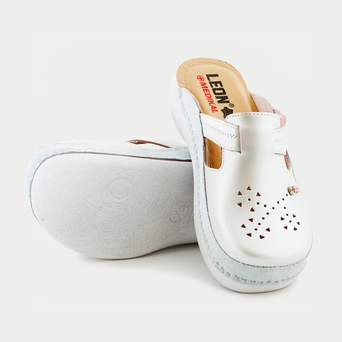 Сабо LEON ортопедические женские MED156P, перламутр - фото 3