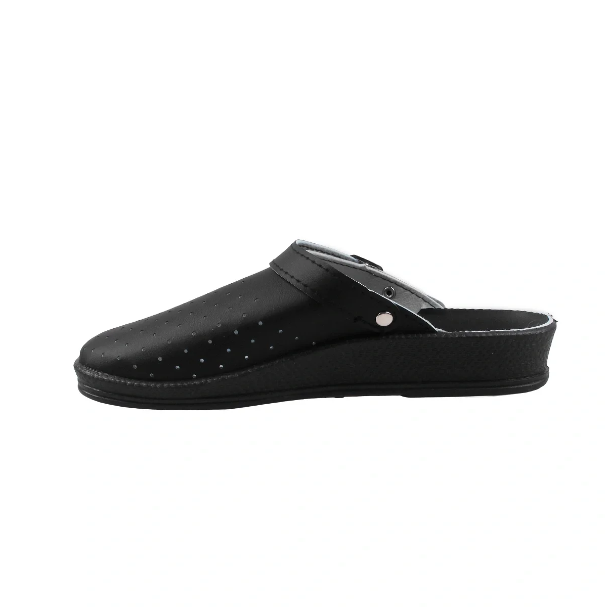 Сабо кожаные 10-12-7 (STEP) мужские, черные - фото 3