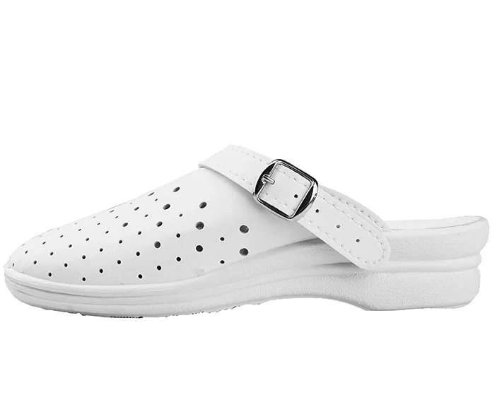 Сабо из искусственной кожи 4-12-2 (STEP) женские, белые - фото 2