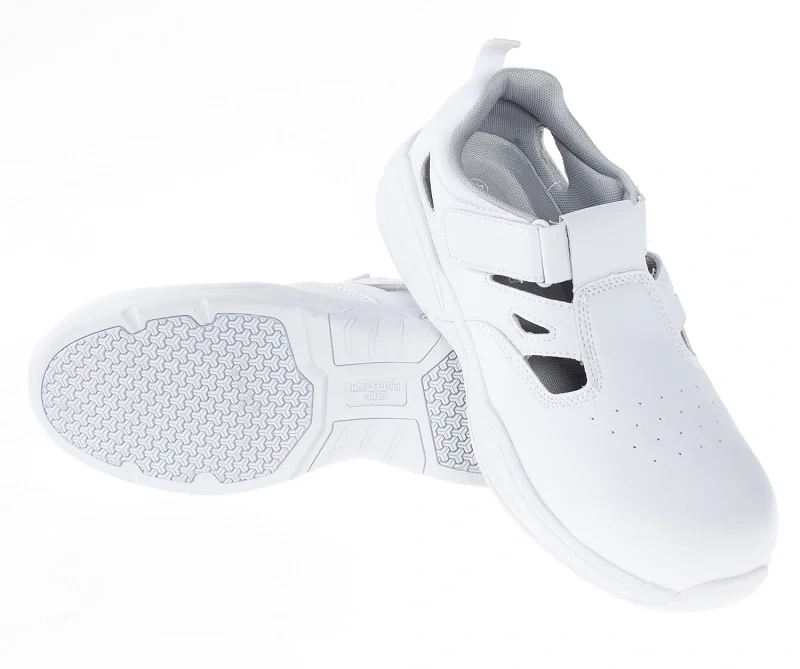 Сандалии White GRIP PROTECTION c ПП, белые - фото 1