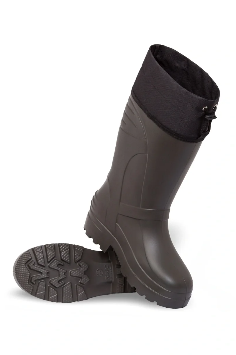 Сапоги ЭВА С-072 (БАРС) мужские, утепленные, с манжетой, оливковые (-20°С) - фото 1