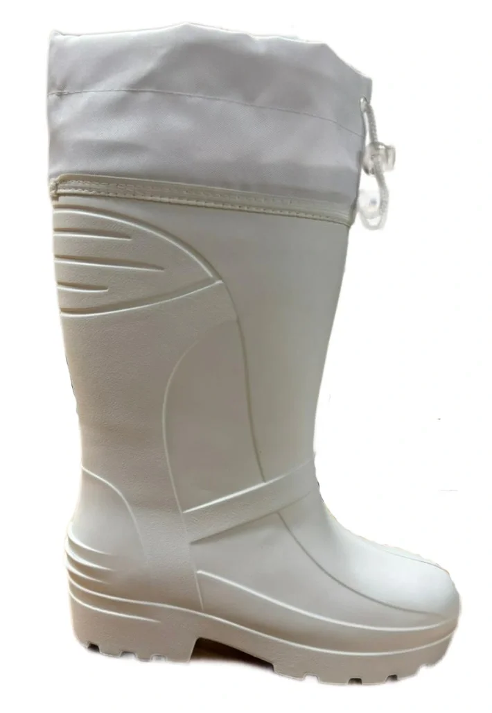 Сапоги ЭВА С-071 (БАРС) мужские, с манжетой, белые - фото 1