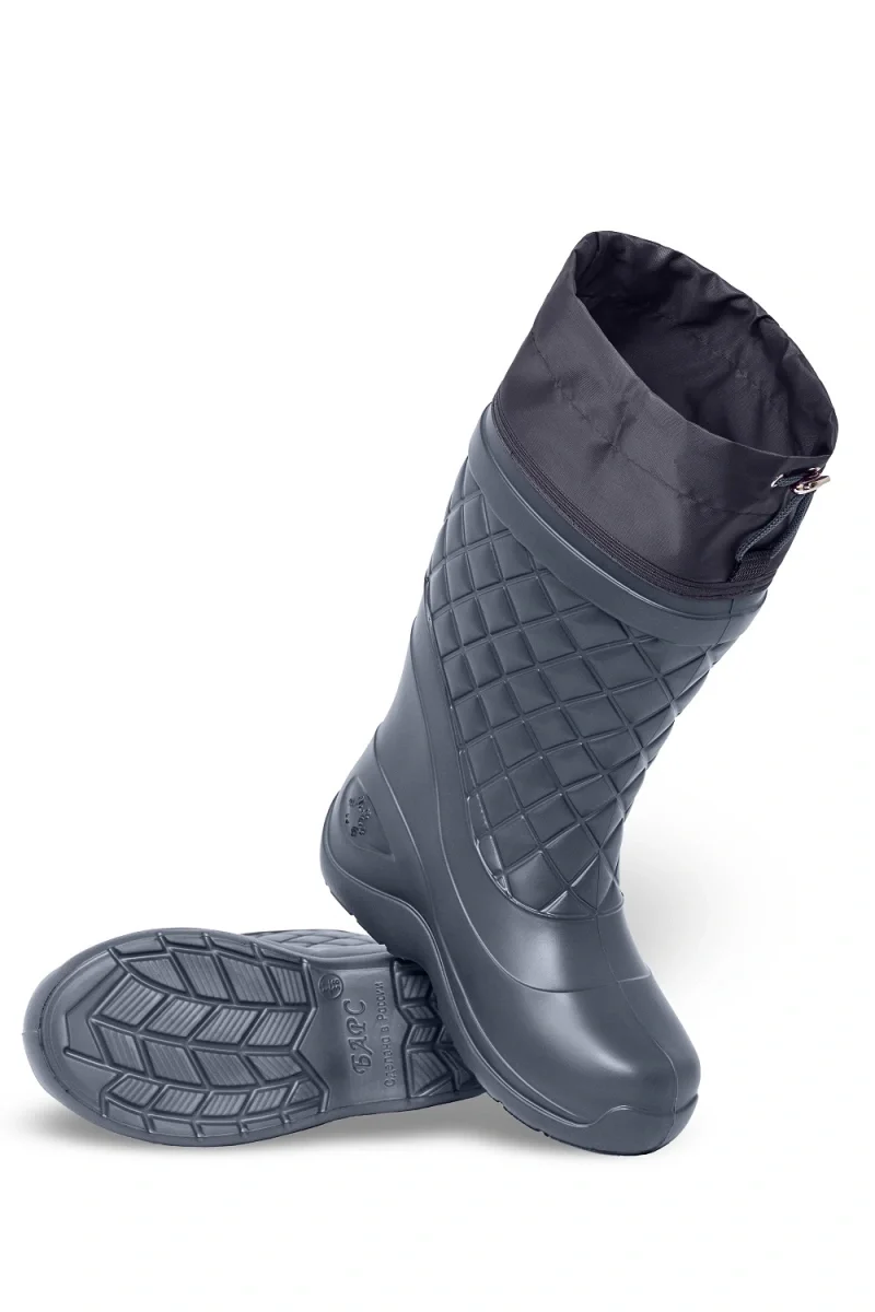 Сапоги ЭВА С-051 (БАРС) женские, утепленные, с манжетой, серые (-50°С) - фото 1