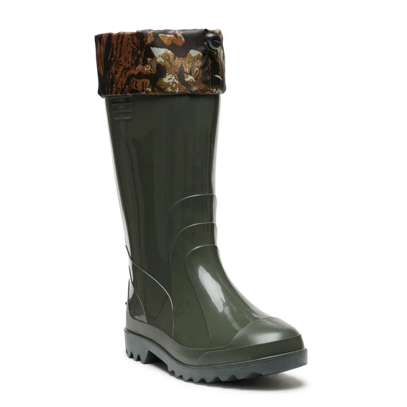 Сапоги ПВХ модель 171У (ДЮНА) мужские, с надставкой, утеплённые (НТП), оливковые - фото 4