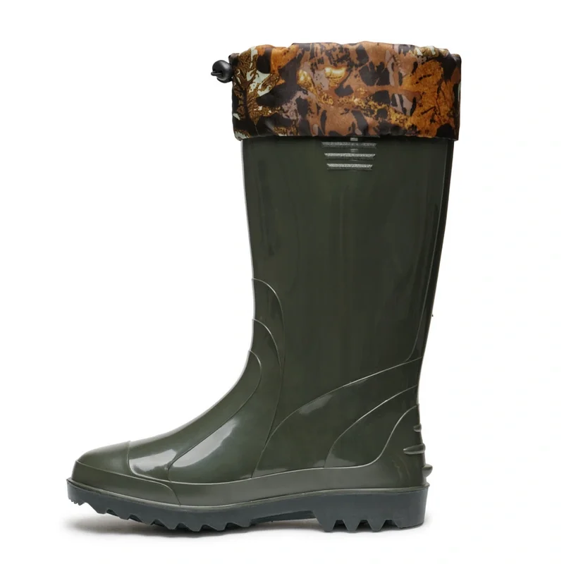 Сапоги ПВХ модель 171У (ДЮНА) мужские, с надставкой, утеплённые (НТП), оливковые - фото 6