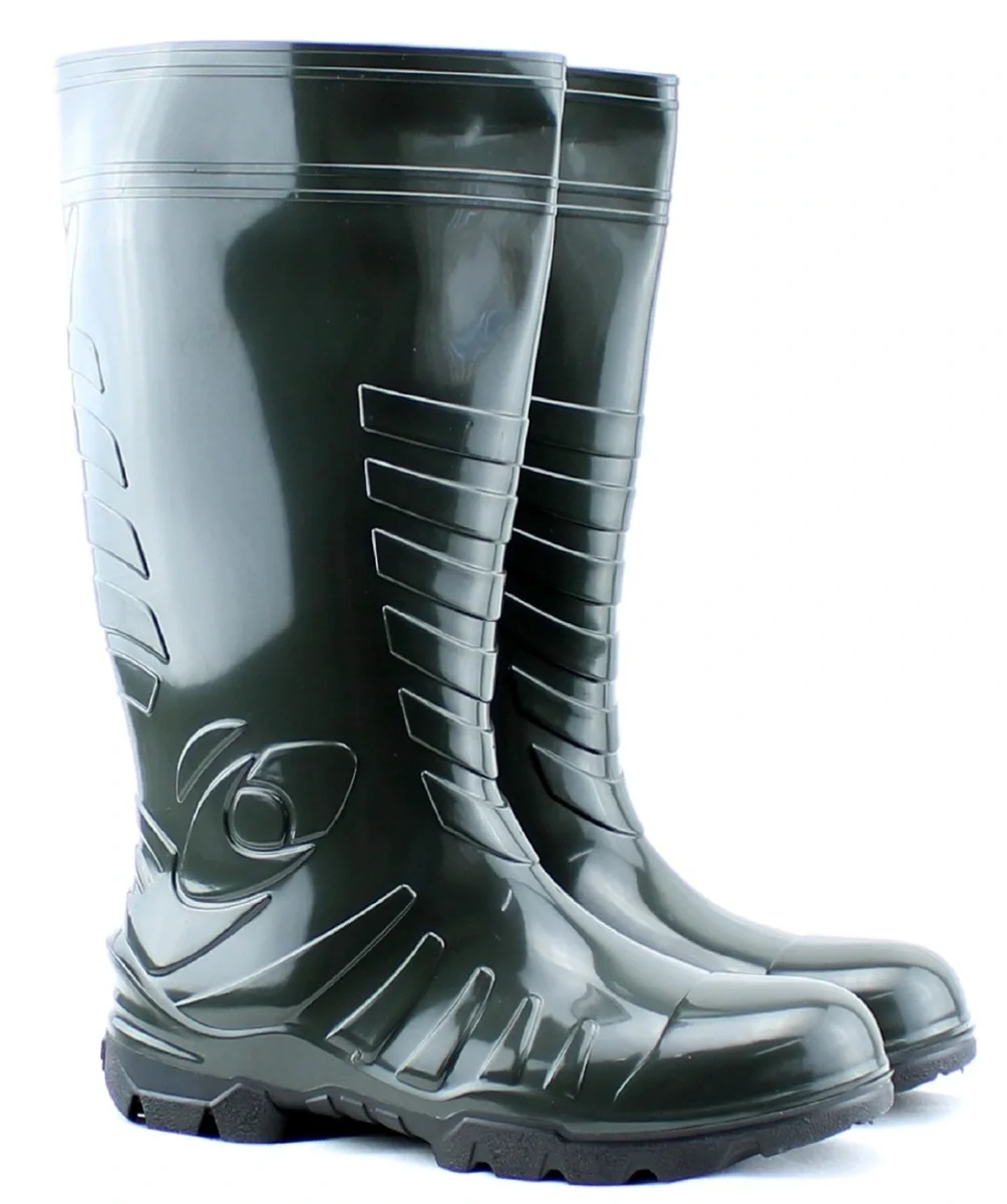 Сапоги ПВХ Д23 КЩС БАКЛЕР S (ДАРИНА) мет. подносок, оливковые - фото 1