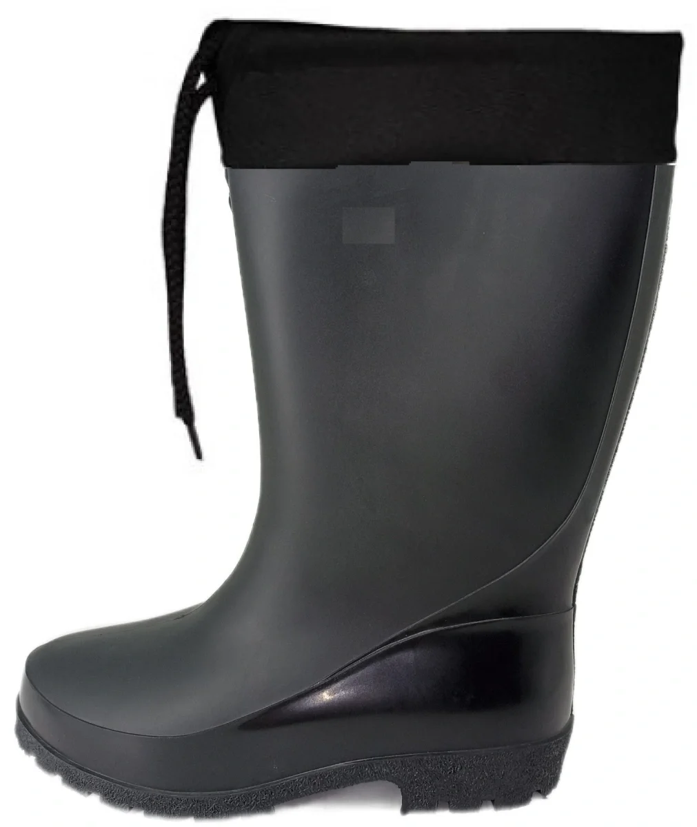 Сапоги ПВХ - Лайт мужские, с надставкой, черные