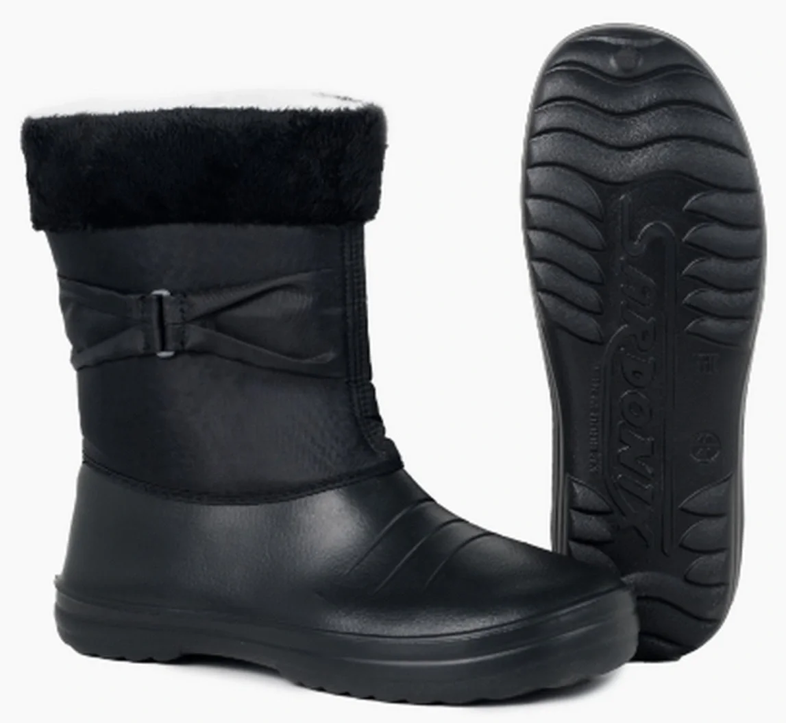 Сапоги ЭВА КАРОЛИНА 208-03 (SARDONIX) женские, утепленные, черные (-15°С) - фото 1