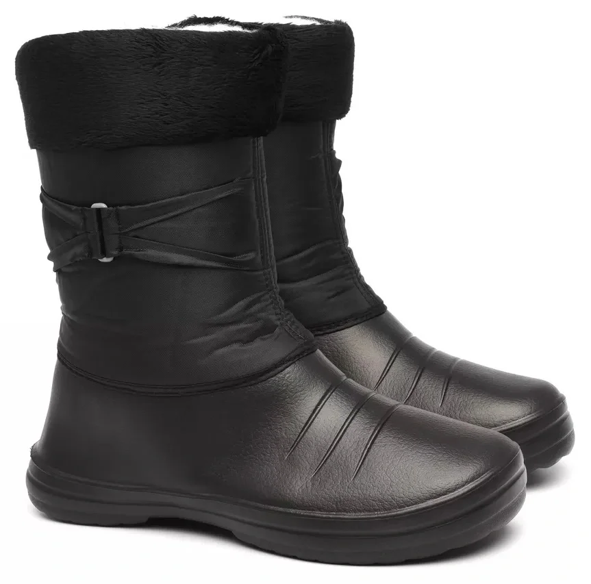 Сапоги ЭВА КАРОЛИНА 208-03 (SARDONIX) женские, утепленные, черные (-15°С) - фото 2