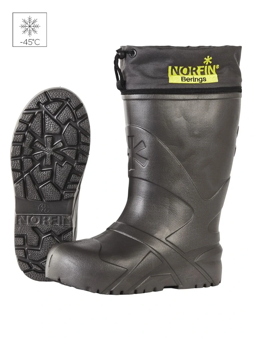 Сапоги Зим. Norfin Berings с манжетой антрацит -45°С EVA - фото 11