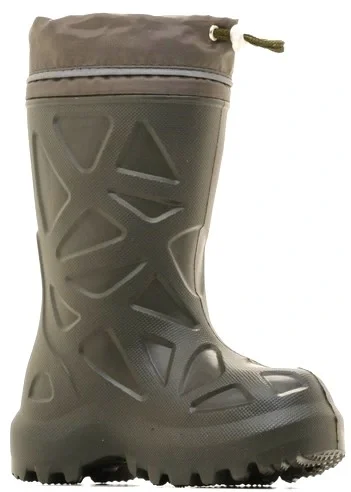 Сапожки ЭВА 490НУ (KAURY) детские, с надставкой, утепленные, оливковые - фото 3