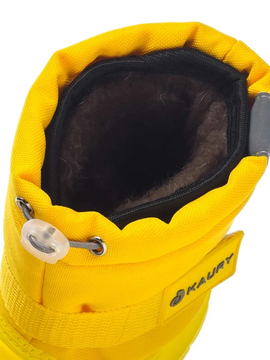 Сапожки ЭВА 613УТР (KAURY) детские, утепленные, желтые - фото 5