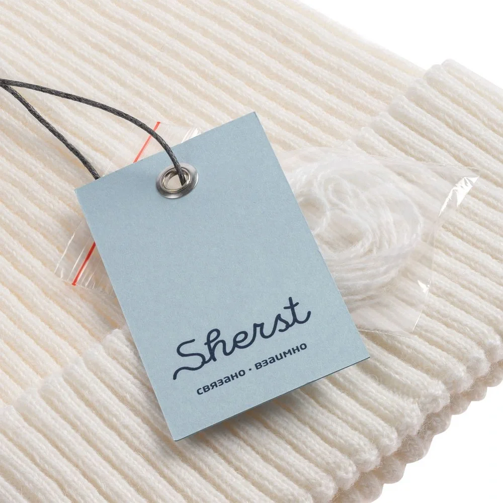 Шапка Alpine, белая - фото 4