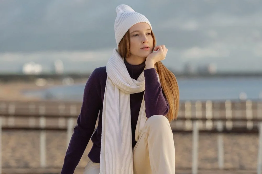 Шапка Alpine, белая - фото 8