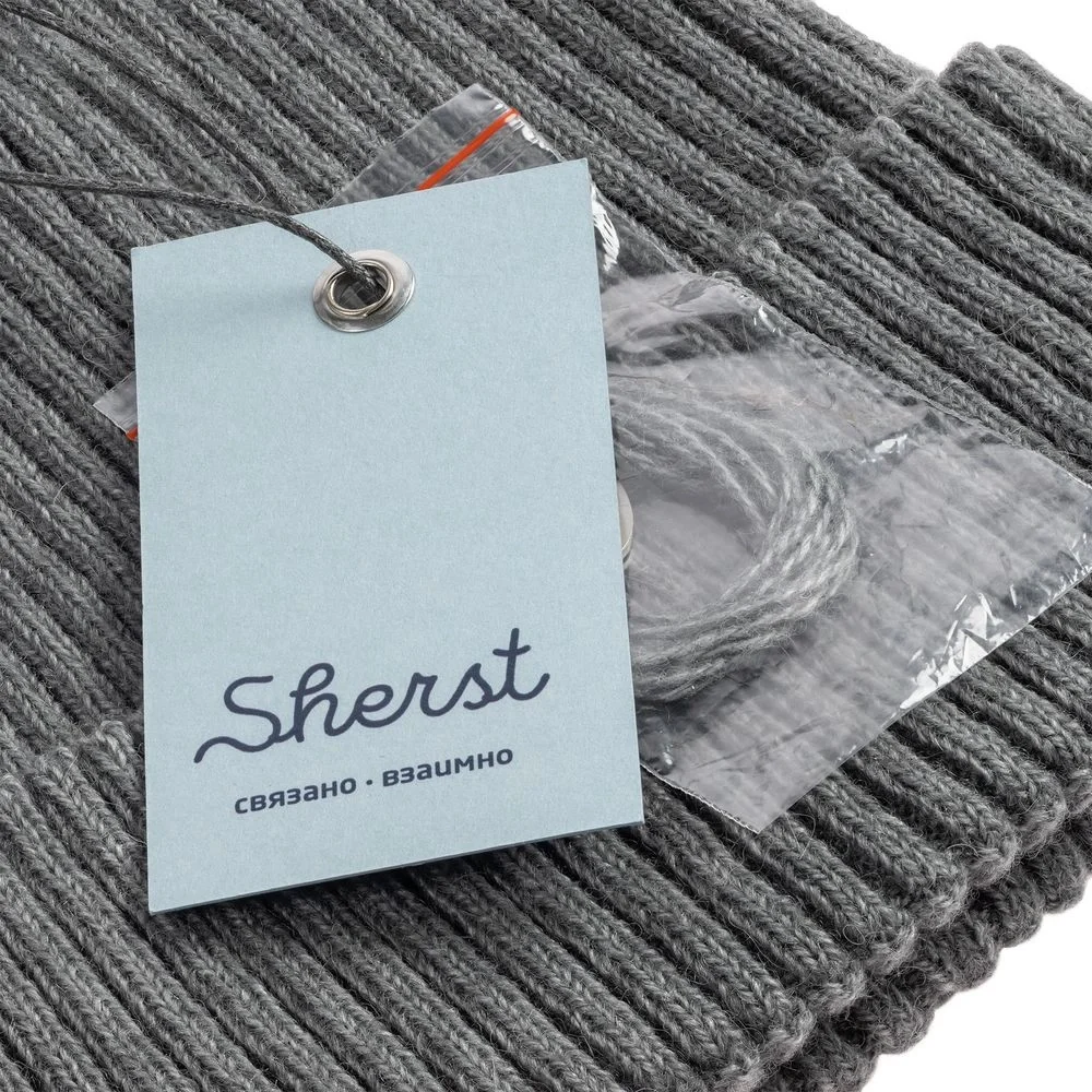 Шапка Alpine, серая - фото 4