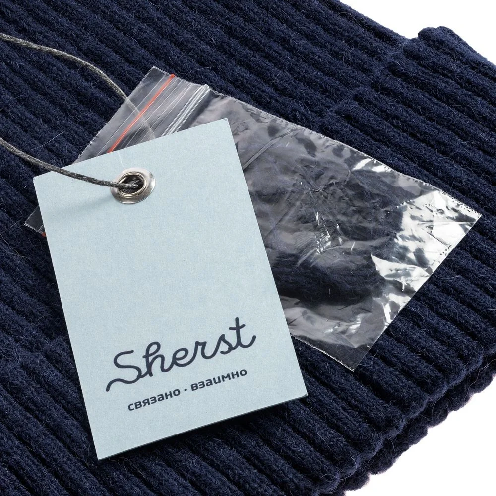 Шапка Alpine, синяя - фото 4