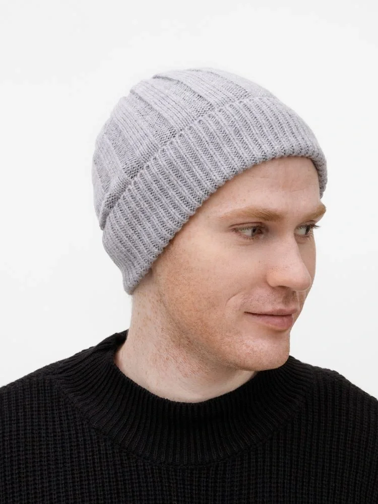 Шапка Bellish, светло-серый меланж - фото 6