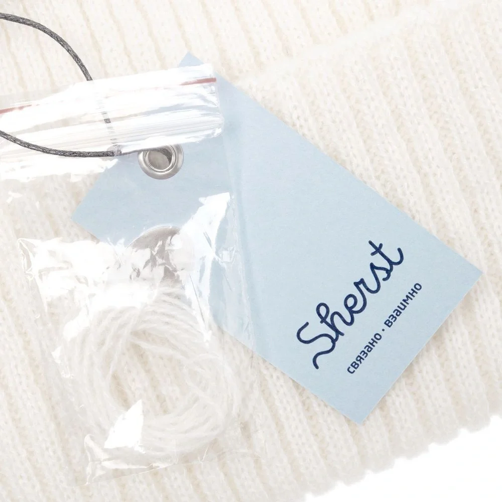 Шапка Bernard, молочно-белая (ванильная) - фото 14