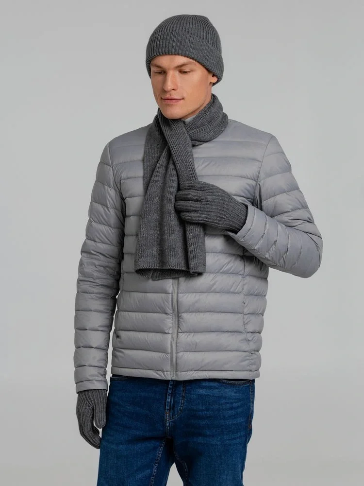 Шапка Bernard, серый меланж - фото 9