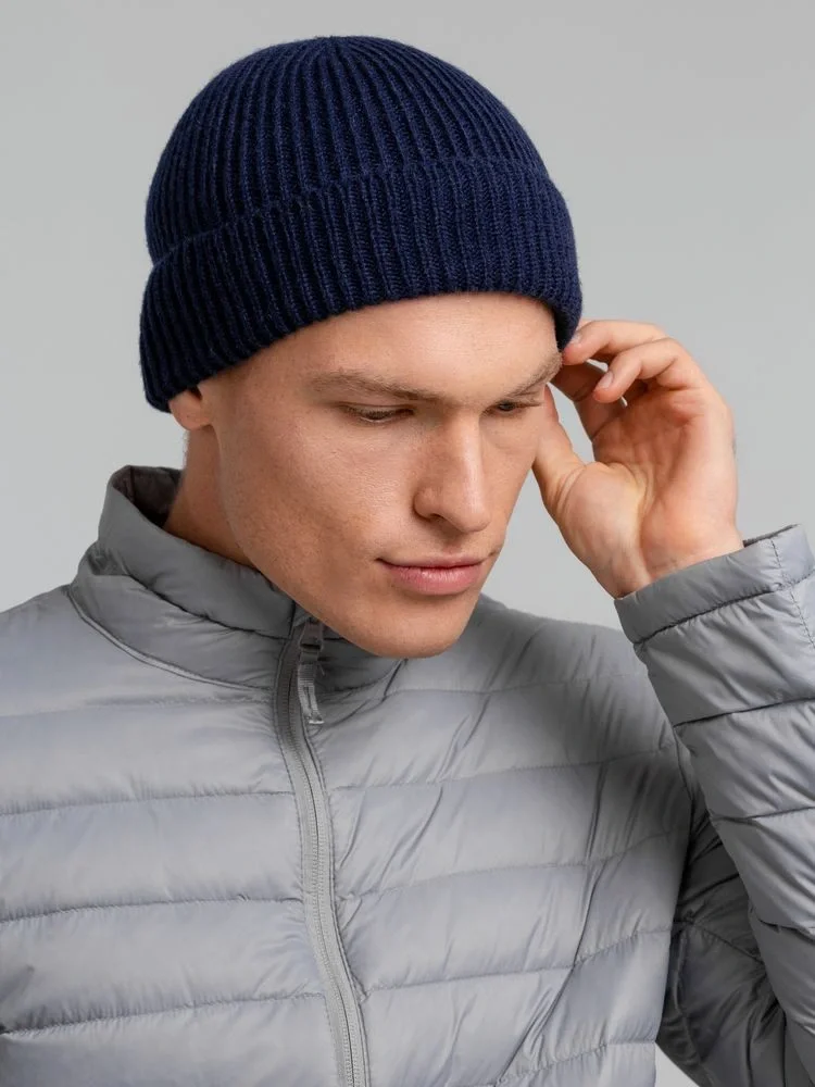 Шапка Bernard, темно-синяя - фото 8