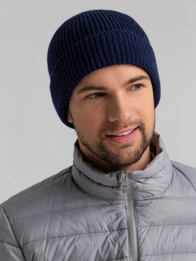 Шапка Bernard, темно-синяя - фото 9