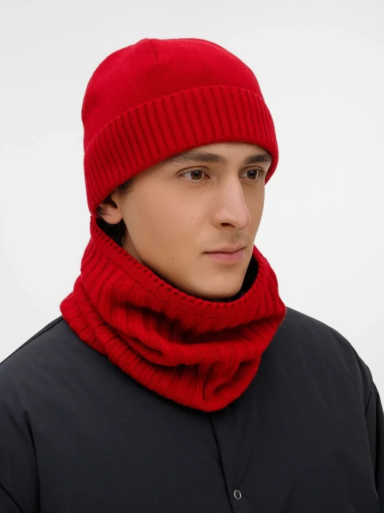 Шапка ComFleece, красная - фото 7