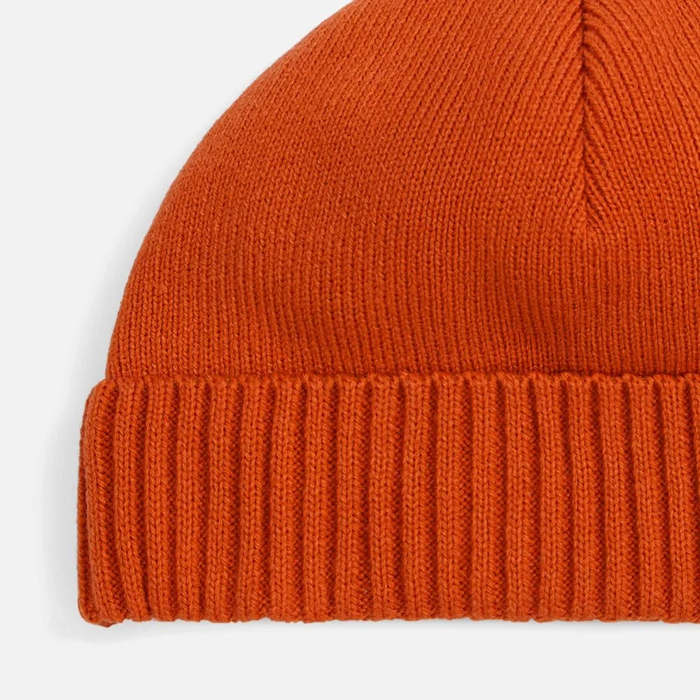 Шапка ComFleece, темно-оранжевая (кирпичная) - фото 2