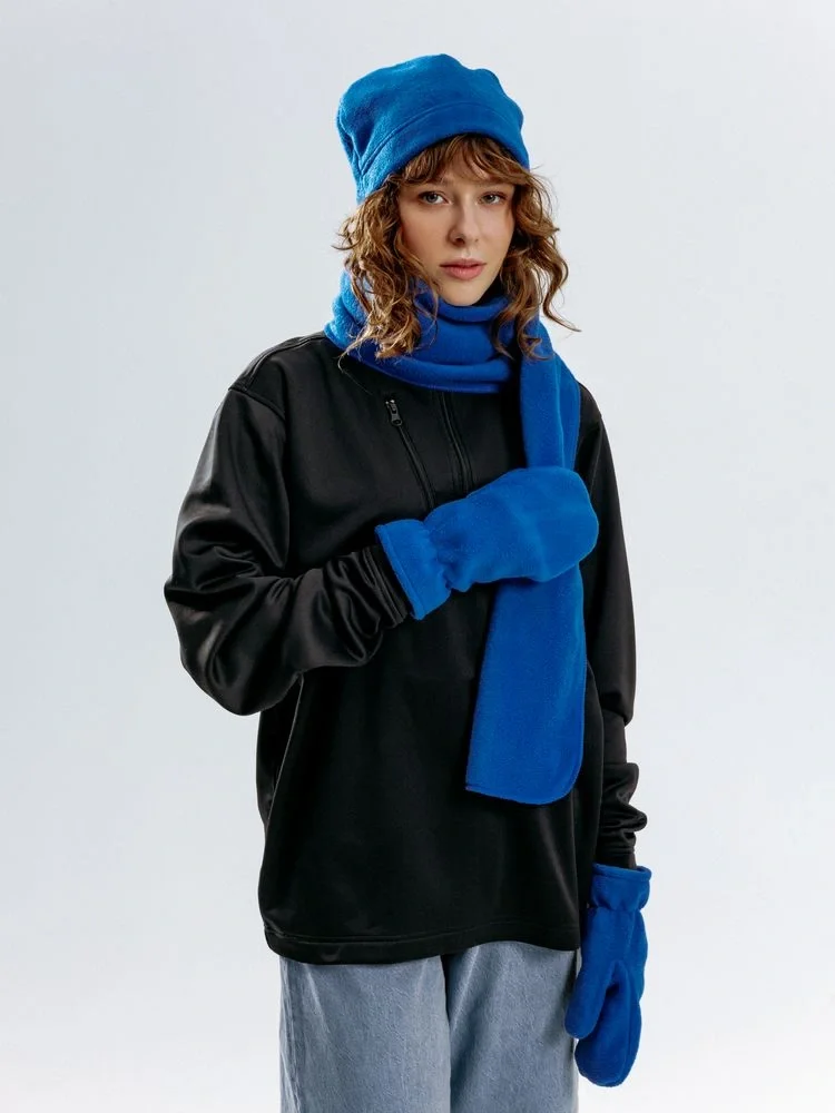 Шапка Fleecy, ярко-синяя - фото 7