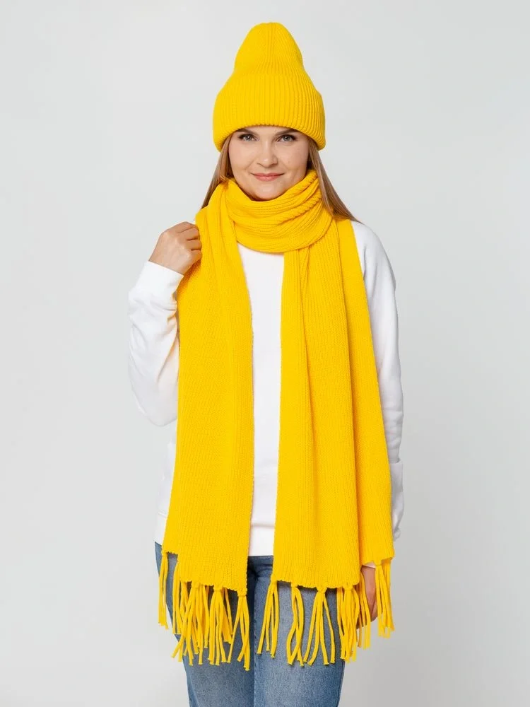 Шапка Flette, желтая - фото 7