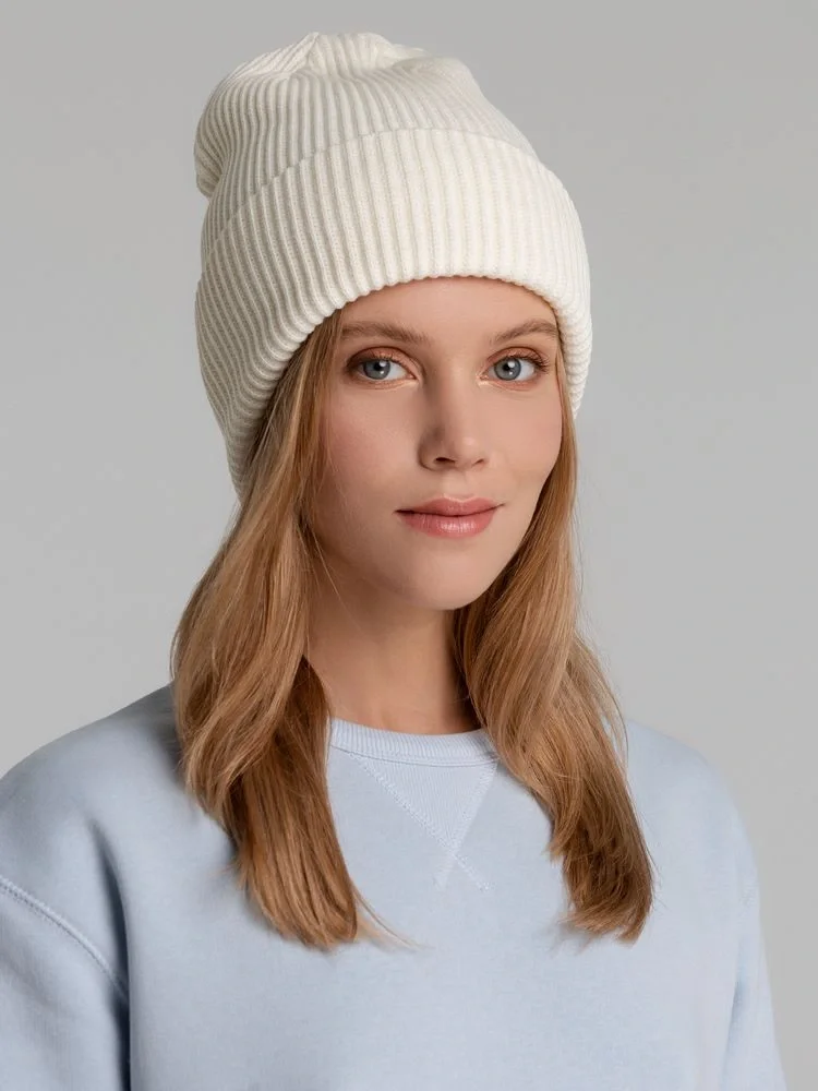 Шапка Franky, молочно-белая - фото 7