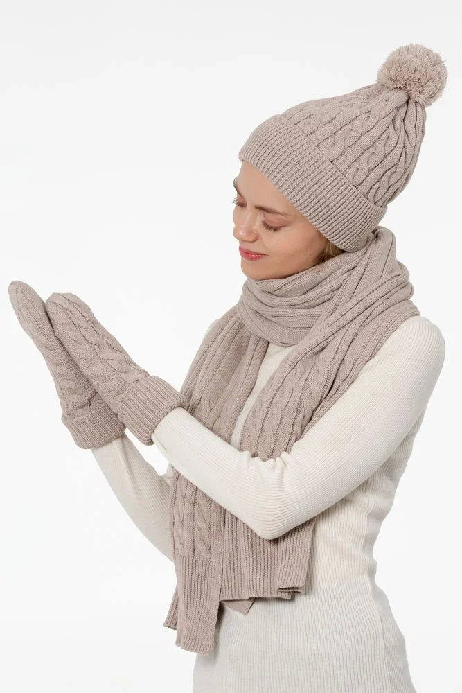 Шапка Heat Trick, бежевый меланж - фото 6