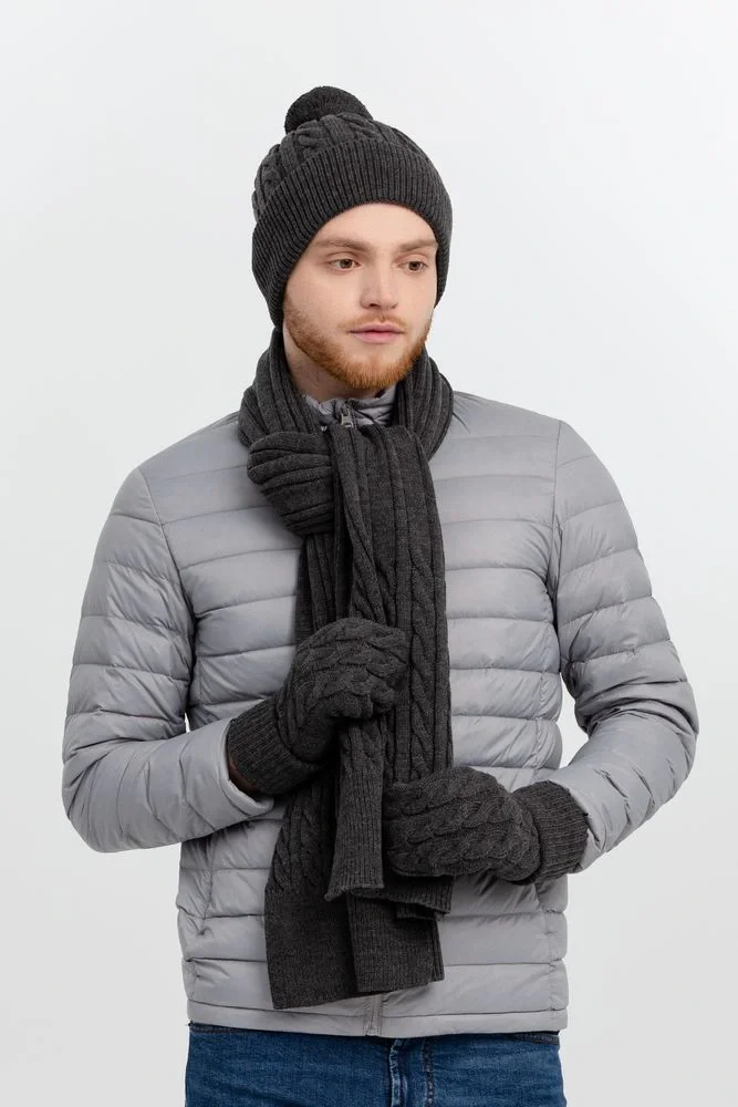 Шапка Heat Trick, черный меланж - фото 6