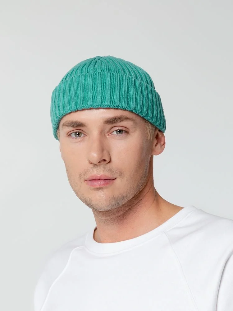 Шапка Hipsta, бирюзовая (тиффани) - фото 5