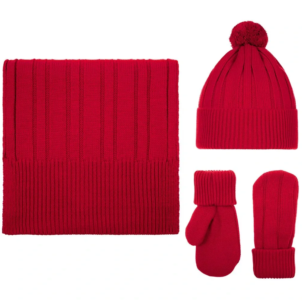 Шапка Knit Beat, красная - фото 4