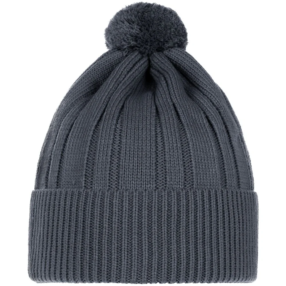 Шапка Knit Beat, серая (графит) - фото 2
