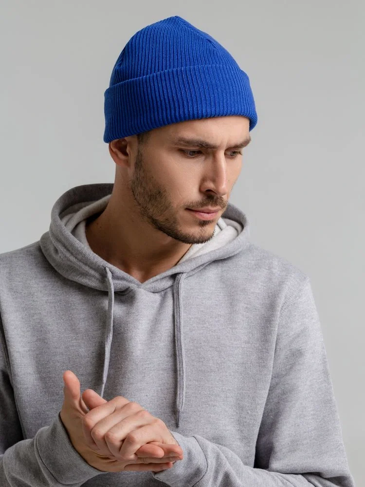 Шапка Life Explorer, ярко-синяя (василек) - фото 12