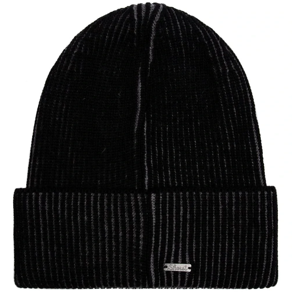 Шапка Nobilis, черная с серым меланжем - фото 2