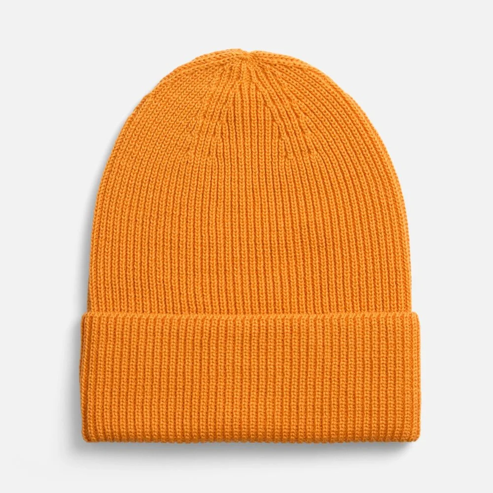 Шапка Nobilis Mono, оранжевая (абрикос) - фото 1