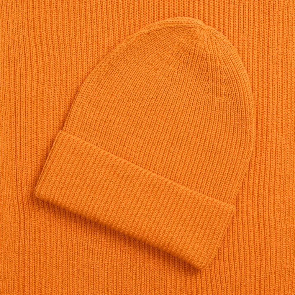 Шапка Nobilis Mono, оранжевая (абрикос) - фото 3