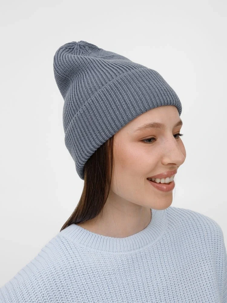 Шапка Nobilis Mono, серая (стальная) - фото 4