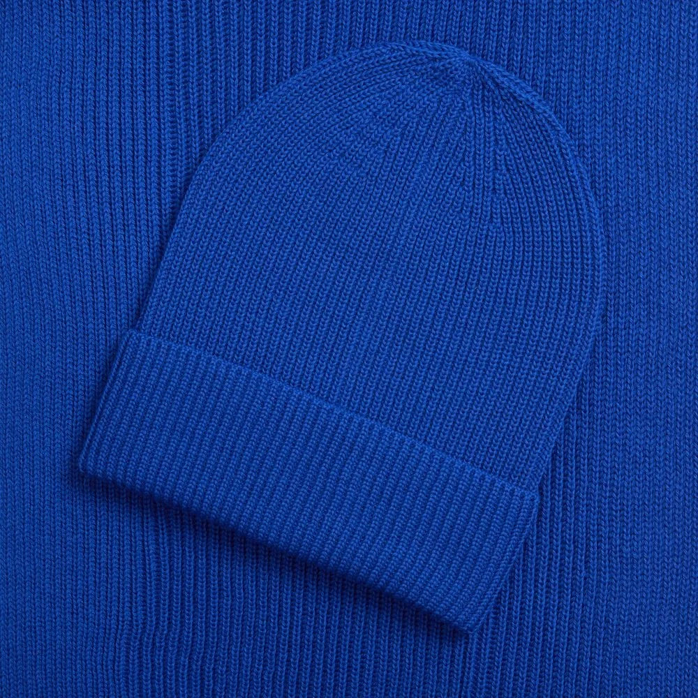 Шапка Nobilis Mono, синяя (аква) - фото 3