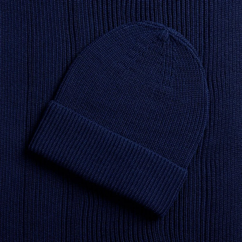 Шапка Nobilis Mono, темно-синяя - фото 3