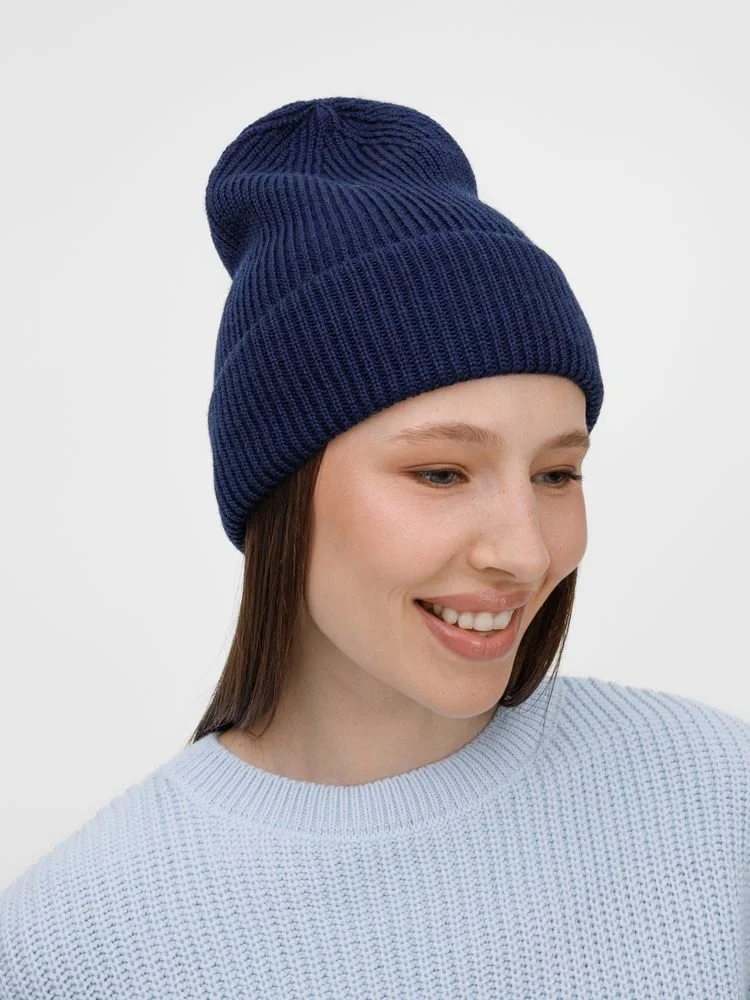 Шапка Nobilis Mono, темно-синяя - фото 4