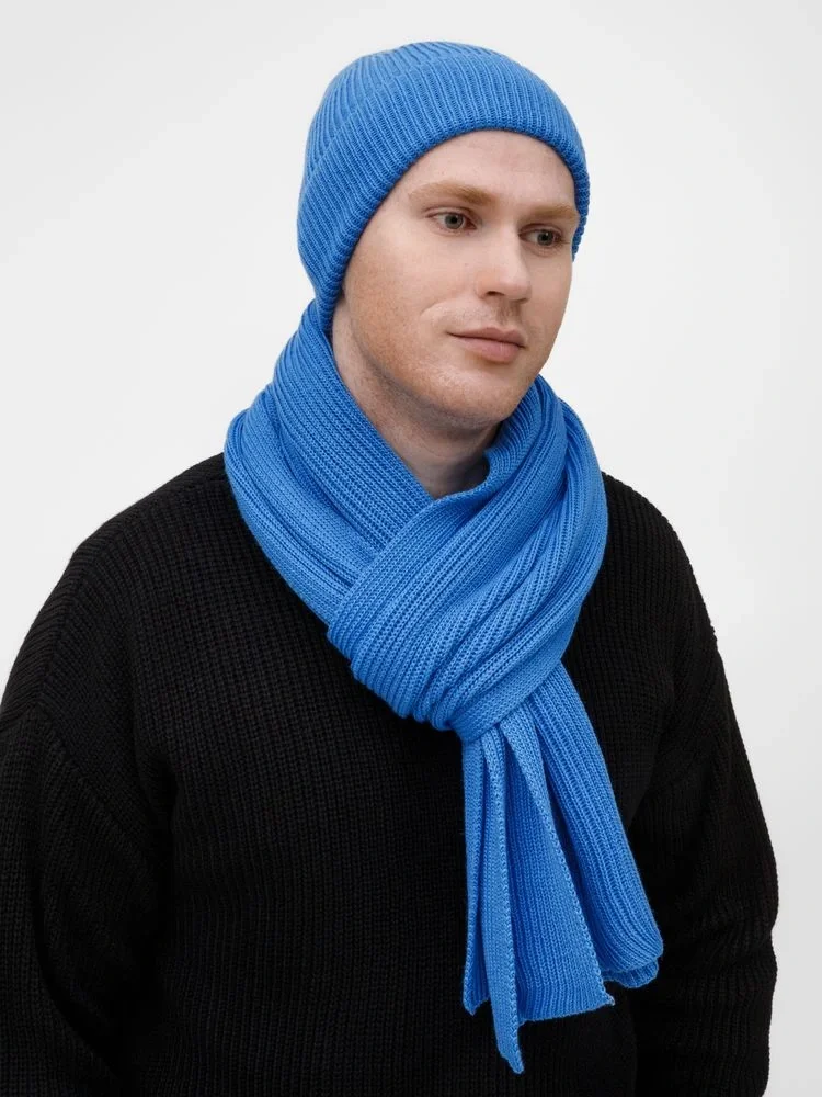 Шапка Nobilis Mono, ярко-синяя - фото 6