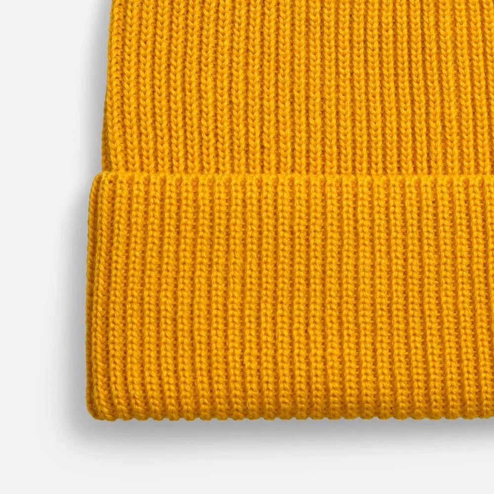 Шапка Nobilis Mono, желтая (медовая) - фото 2