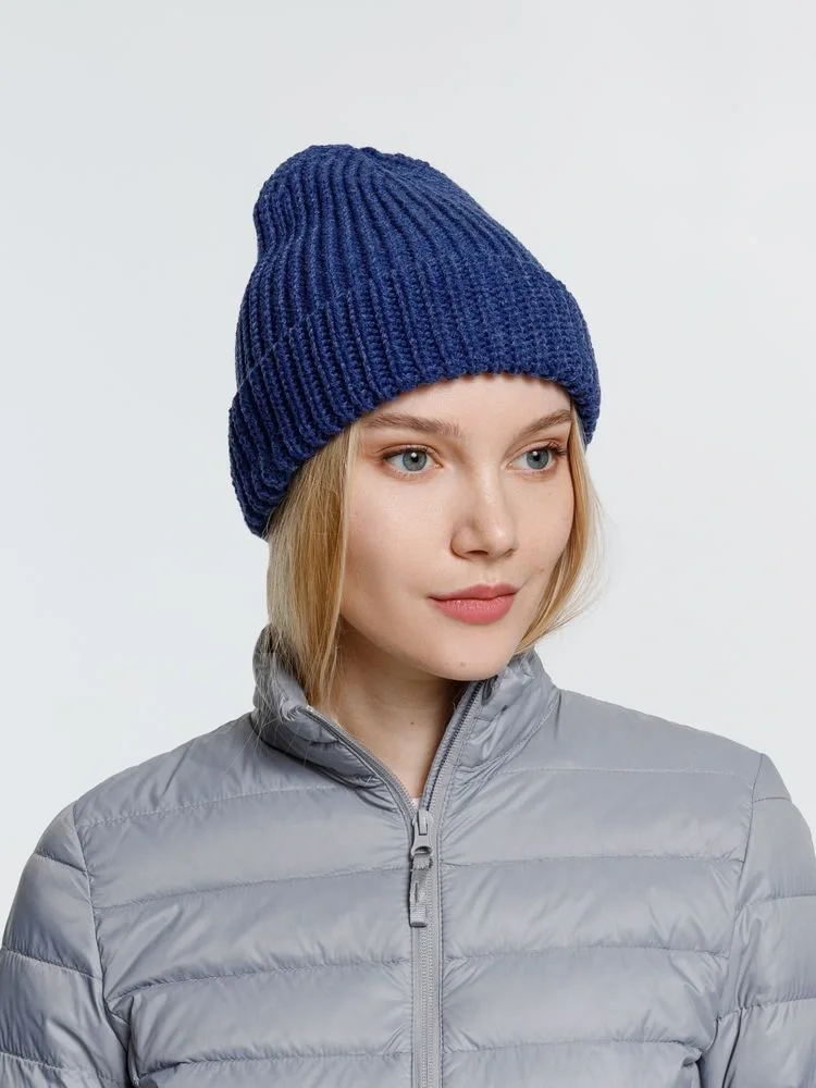 Шапка Nordkyn, синий меланж - фото 4