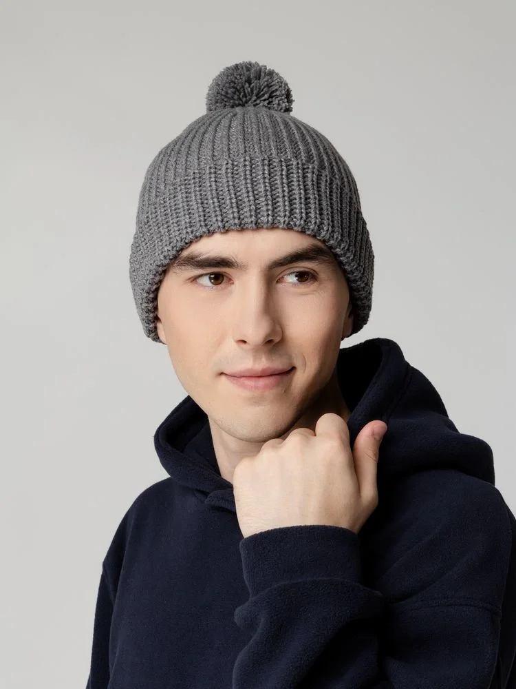 Шапка Nordvik, серый меланж - фото 5