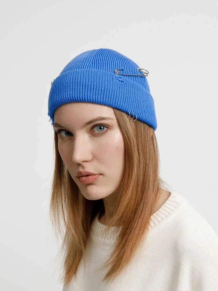 Шапка Pricker, синяя (аква) - фото 11