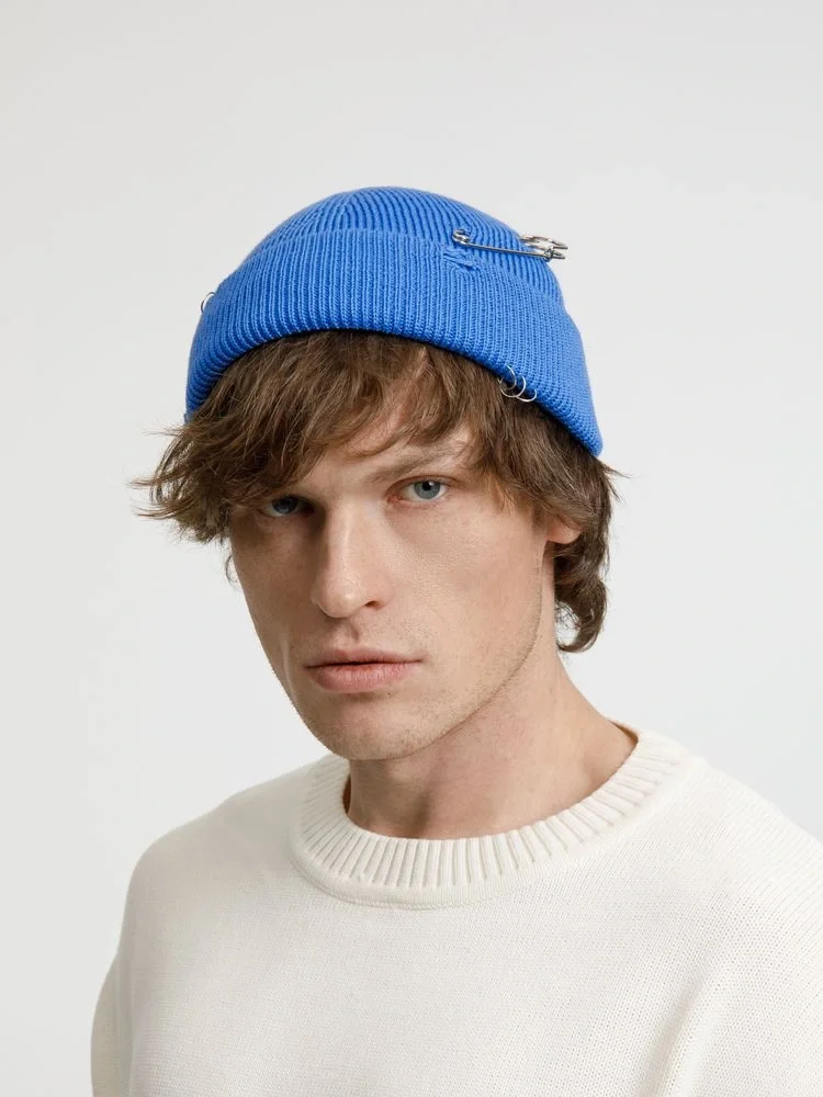 Шапка Pricker, синяя (аква) - фото 8